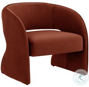 Rosalia Meg Rust Lounge Chair