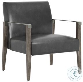 Earl Ash Gray Lounge Chair