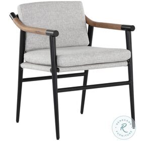 Meadow Vault Fog Dining Arm Chair