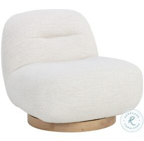 Franze Merino Pearl Swivel Lounge Chair