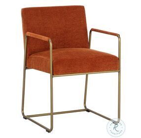 Balford Danny Rust Dining Arm Chair