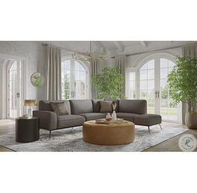 Brandi Vintage Charcoal RAF Chaise Sectional