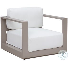 Tavira Stinson White Outdoor Arm Chair