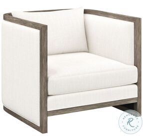 Chloe Linoso Ivory Lounge Chair