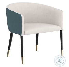 Asher Mina Ivory Lounge Chair