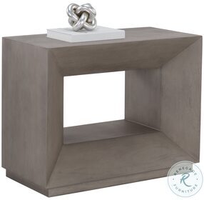 Thales Gray Nightstand