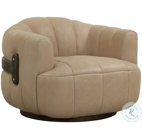 Tadeo Sahara Sand Swivel Lounge Chair
