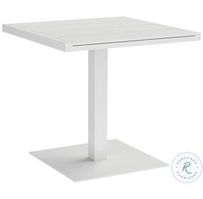 Merano White Outdoor Bistro Table