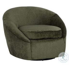 Bliss Bergen Olive Swivel Lounge Chair