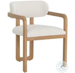 Madrone Heather Ivory Dining Arm Chair