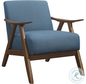 Damala Blue Accent Chair