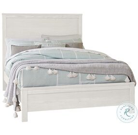 Fundamentals White Full Panel Bed