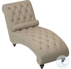 Bonne Brown  Fabric Chaise