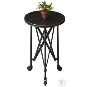 1168025 Industrial Chic Metalworks Accent Table