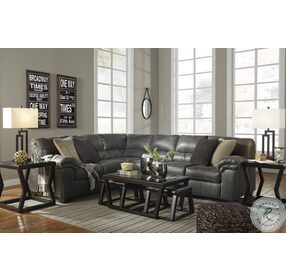 Bladen Slate 3 Piece Sectional with RAF Loveseat