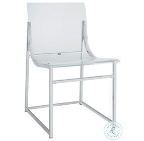 Adino Clear Side Chair Set Of 2