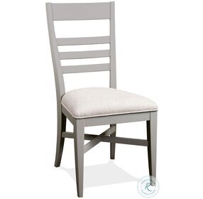 Osborne Beige Upholstered Ladderback Side Chair Set of 2