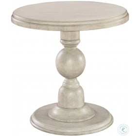 Homestead Linen Pedestal End Table