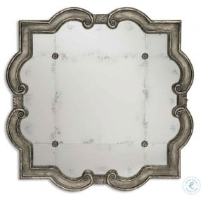 Prisca Distressed Silver Mirror