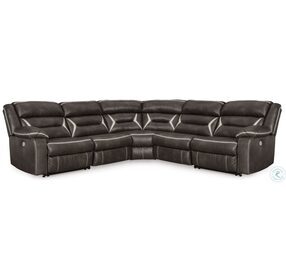 Kincord Midnight 5 Piece Power Reclining Sectional