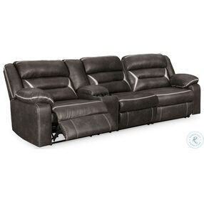 Kincord Midnight 2 Piece Power Reclining Sectional with LAF Sofa