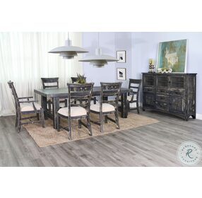 Marina Black Sand Extendable Dining Room Set