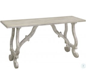 Orchard White Rub Console Table