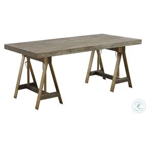Biscayne Weathered Adjustable Height Dining Table
