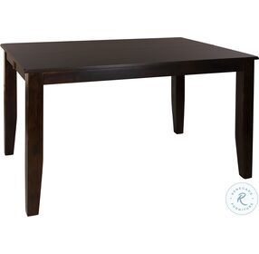 Crown Point Warm Merlot Counter Height Extendable Dining Table