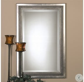 Triple Silver Leaf Mirror