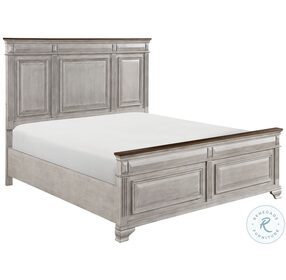 Marquette Brown And Gray Queen Panel Bed