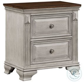 Marquette Brown And Gray Nightstand