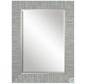 Belaya Blue Gray and Silver Mirror