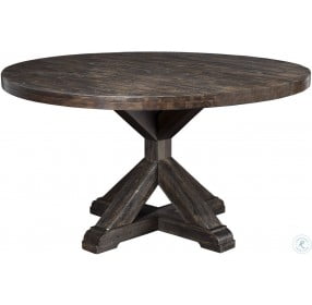 Newberry Grey Round Dining Table