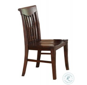 Gettysburg Distressed Dark Oak Side Chair Set of 2