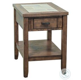 Mesa Valley Tobacco Chairside Table