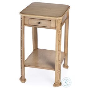 Moyer Antique Beige Side Table