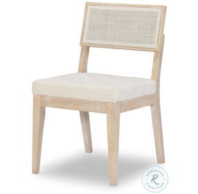 Biscayne Cream Woven Back Side Chair Set Of 2
