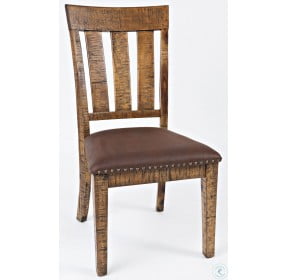 Cannon Valley Brown Upholstered Dining Chair Set of 2