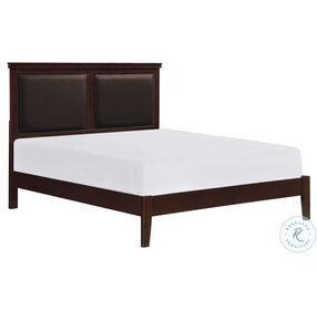 Seabright Cherry Cal. King Panel Bed