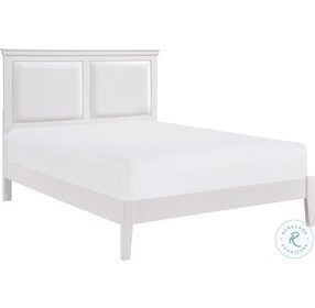 Seabright White Queen Panel Bed