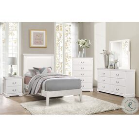 Seabright White Youth Panel Bedroom Set