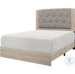 Whiting Cream Queen Panel Bed In A Box