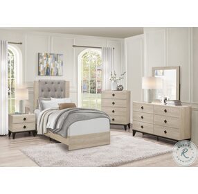 Whiting Cream Youth Panel Bedroom Set