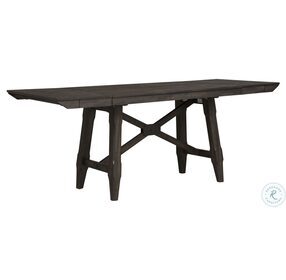 Double Bridge Dark Chestnut Extendable Counter Height Dining Table