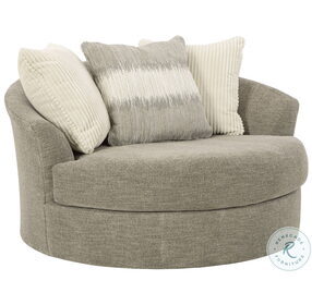 Creswell Stone Swivel Accent Chair