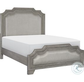 Colchester Driftwood Gray King Panel Bed