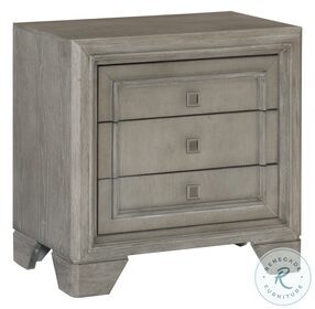 Colchester Driftwood Gray Nightstand