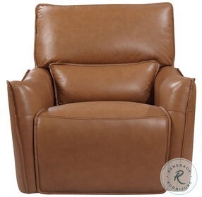 Portland Leather Dual Power Glider Recliner
