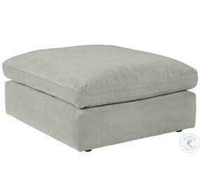 Sophie Grey Oversized Accent Ottoman